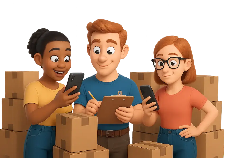 Equipo de conteo de inventario